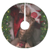 SlipperyJoeキャンディーキャンディーオス胸棒つきキャンデーカラー ブラッシュドポリエステルツリースカート (正面)