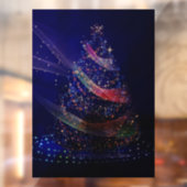 SlipperyJoeデジタル描写クリスマスツリー ウィンドウサイン (シート2)