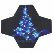 SlipperyJoeデジタル描写クリスマスツリー サッカーボール (フラット)