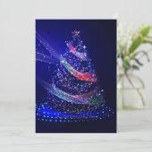 SlipperyJoeデジタル描写クリスマスツリー シーズンカード (スタンド正面)
