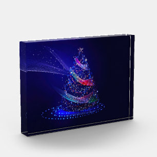 SlipperyJoeデジタル描写クリスマスツリー フォトブロック