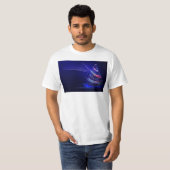 SlipperyJoeデジタル描写クリスマスツリー Tシャツ (正面フル)