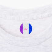 SlipperyJoeドラッグプライドフラグ紫ホワイトブルーセク ラベル (貼付)