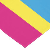 SlipperyJoeパンセクシャルプライドフラグピンク琥珀とcy ショートテーブルランナー (コーナー)