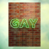 SlipperyJoe照明ゲイネオンの鮮やかな鮮やかなサイン ウィンドウサイン (シート3)