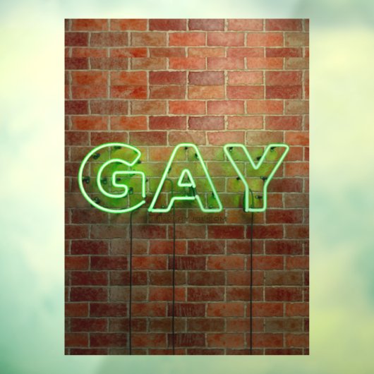 SlipperyJoe照明ゲイネオンの鮮やかな鮮やかなサイン ウィンドウサイン (シート3)