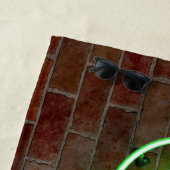 SlipperyJoe照明ゲイネオンの鮮やかな鮮やかなサイン ビーチタオル (インサイチュ)