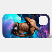 SlipperyJoe筋肉質の男の下着が膨らむ鮮やか。 Case-Mate iPhoneケース (裏面 (横))