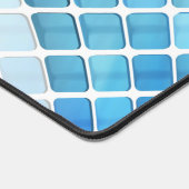 SlipperyJoe筋肉質の男性6パックabs男性ホワイトu デスクマット (コーナー)