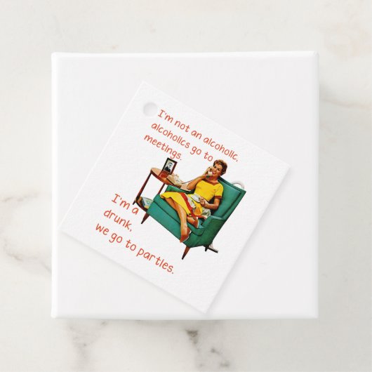 SlipperyJoe飲み物パーティーヴィンテージルームの社交 フェイバータグ (インサイチュ)