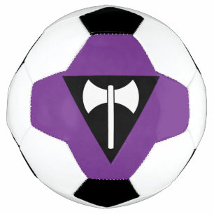 SlipperyJoe レズビアン プライド フラッグ 強力なゲイ フェミニスト サッカーボール