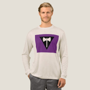 SlipperyJoe レズビアン プライド フラッグ 強力なゲイ フェミニスト トライブレンドTシャツ