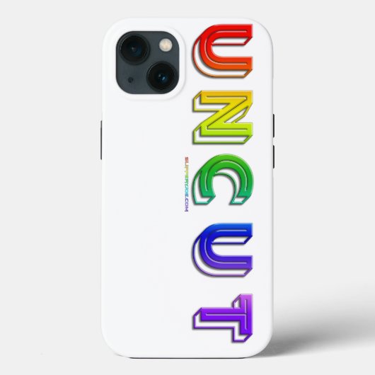 SlipperyJoe 輝く鮮やか レインボーエナジー Case-Mate iPhoneケース (裏面)