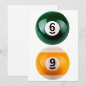 SlipperyJoe 69懸命プールテーブル2ビリヤード球 シーズンカード (正面/裏面)