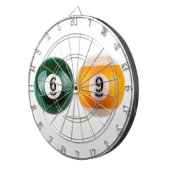 SlipperyJoe 69懸命プールテーブル2ビリヤード球 ダーツボード (正面右)