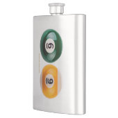 SlipperyJoe 69懸命プールテーブル2ビリヤード球 フラスク (左)