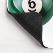 SlipperyJoe 69懸命プールテーブル2ビリヤード球 マウスパッド (コーナー)