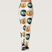 SlipperyJoe 69懸命プールテーブル2ビリヤード球 レギンス (裏面)