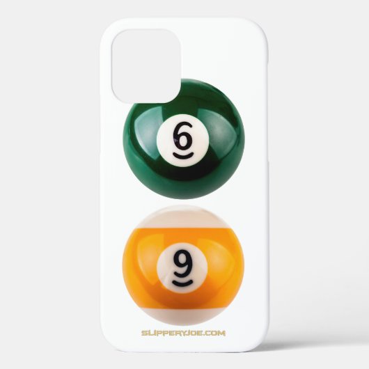 SlipperyJoe 69懸命プールテーブル2ビリヤード球 Case-Mate iPhoneケース (裏面)