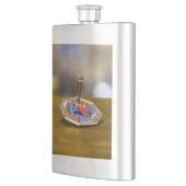 SlipperyJoe Hanukkah dreidel gift octagonal base b フラスク (左)