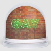 SlipperyJoe illuminated gay neon sign bright vivid (正面)