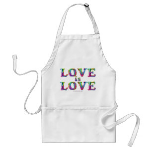 SlipperyJoe love is love なめらかなダイナミックデザイン スタンダードエプロン