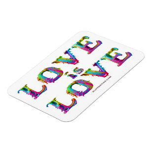 SlipperyJoe love is love ドロドロと溶け出すダイナミックな輝き マグネット