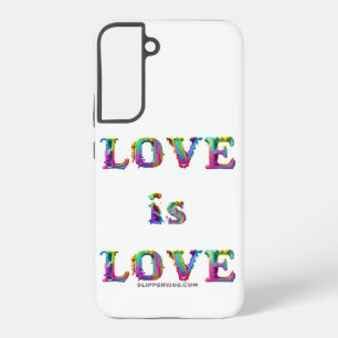 SlipperyJoe love is love ドロドロと溶け出すダイナミックな Samsung Galaxy S22+ケース