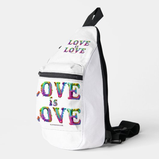 SlipperyJoe love is love 滴る溶けるダイナミック スリングバッグ (右コーナー)