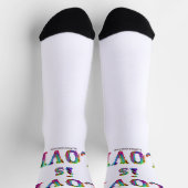 SlipperyJoe love is love 滴る溶けるダイナミック ソックス (上部)