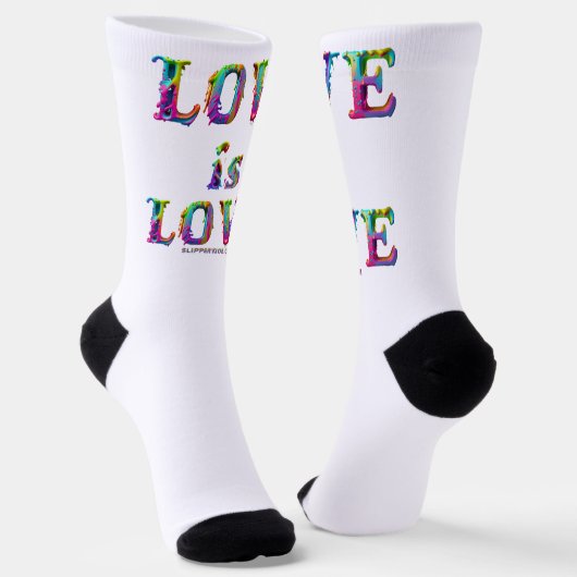 SlipperyJoe love is love 滴る溶けるダイナミック ソックス (傾斜あり)