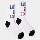 SlipperyJoe love is love 滴る溶けるダイナミック ソックス (右)