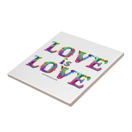 SlipperyJoe love is love 滴る溶けるダイナミック タイル (側面)