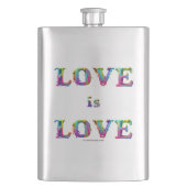 SlipperyJoe love is love 滴る溶けるダイナミック フラスク (正面)