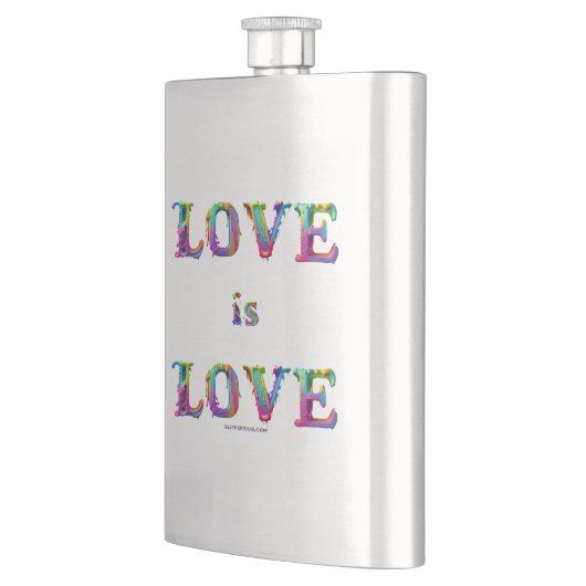SlipperyJoe love is love 滴る溶けるダイナミック フラスク (左)