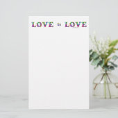 SlipperyJoe love is love 滴る溶けるダイナミック 便箋 (スタンド正面)