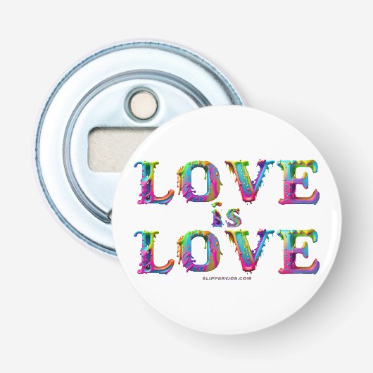 SlipperyJoe love is love 滴る溶けるダイナミック 栓抜き (正面)