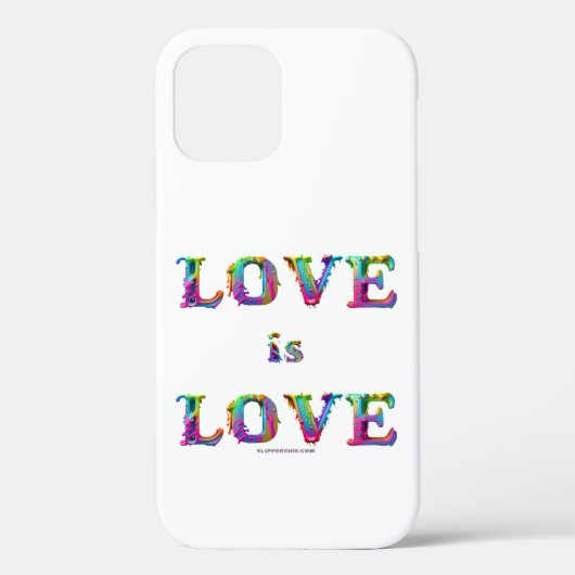 SlipperyJoe love is love 滴る溶けるダイナミック Case-Mate iPhoneケース (裏面)