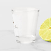 SlipperyJoe Merry Christmasトナカイ赤い鼻 ショットグラス (右)