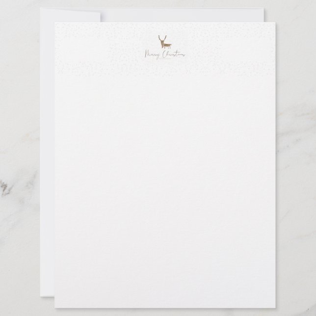 SlipperyJoe Merry Christmasトナカイ赤い鼻 レターヘッド (正面)