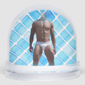 SlipperyJoe muscular man six-pack abs male white u (正面)
