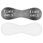 SlipperyJoe's私は女の子の汚い黒板のwritin好き ソフトボール (パネル)