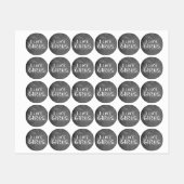 SlipperyJoe's私は女の子の汚い黒板のwritin好き ラベル (シート)