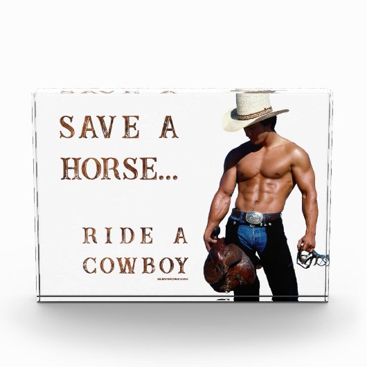 SlipperyJoe's のセーブホースライドストローハットカウボーイ帽子ミューズ フォトブロック (正面)