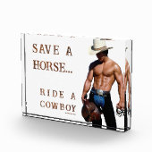 SlipperyJoe's のセーブホースライドストローハットカウボーイ帽子ミューズ フォトブロック (右)