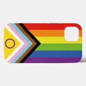 SlipperyJoe's インターセックスプライドフラグ黄色背景 Case-Mate iPhoneケース (裏面 (横))