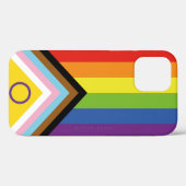 SlipperyJoe's インターセックスプライドフラグ黄色背景 Case-Mate iPhoneケース (裏面 (横))