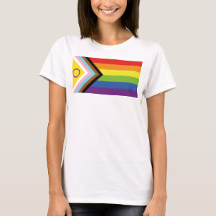 SlipperyJoe's インターセックスプライドフラグ黄色背景 Tシャツ