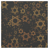 SlipperyJoe's ハヌカ Star of David アート ファブリック (クローズアップ)