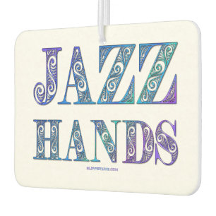 SlipperyJoe's ブロードウェイ ミュージカル Jazz Hands クィア カーエアーフレッシュナー